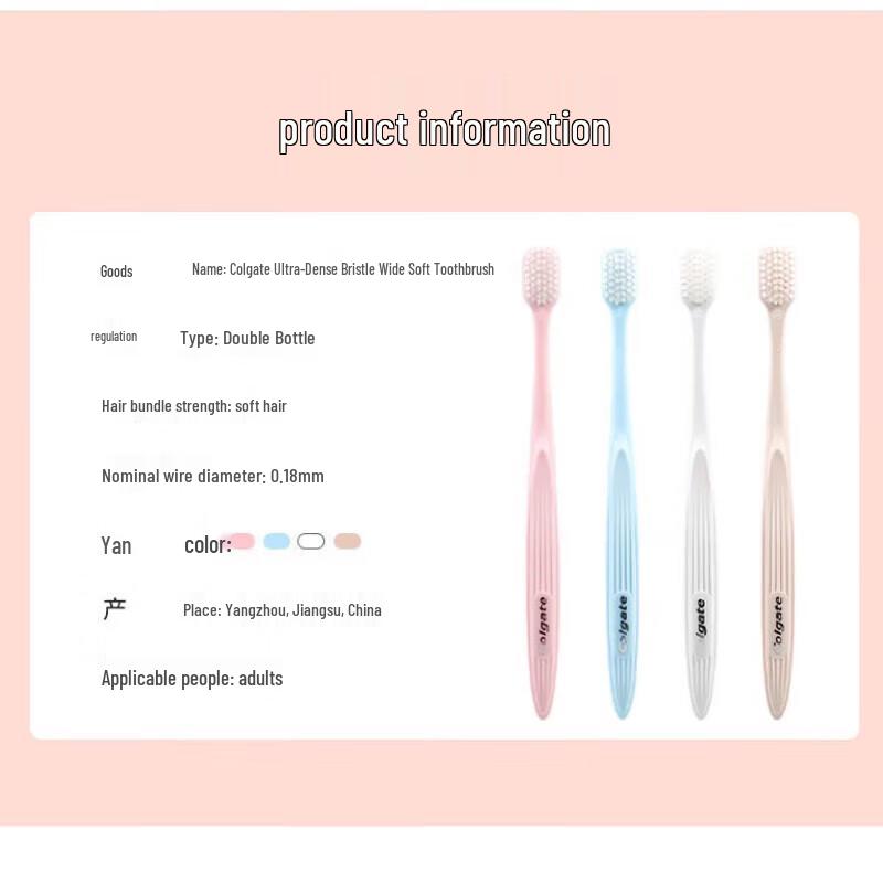 Colgate Fresh Gum Care Soft Toothbrush, 2-Pack