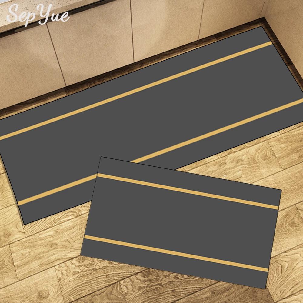 

Нековзкі кухонні килими для вітальні Килимок з великою площею Кухонний килимок Килимки Килимок для вхідних дверей Hom 40cmx120cm 1pc