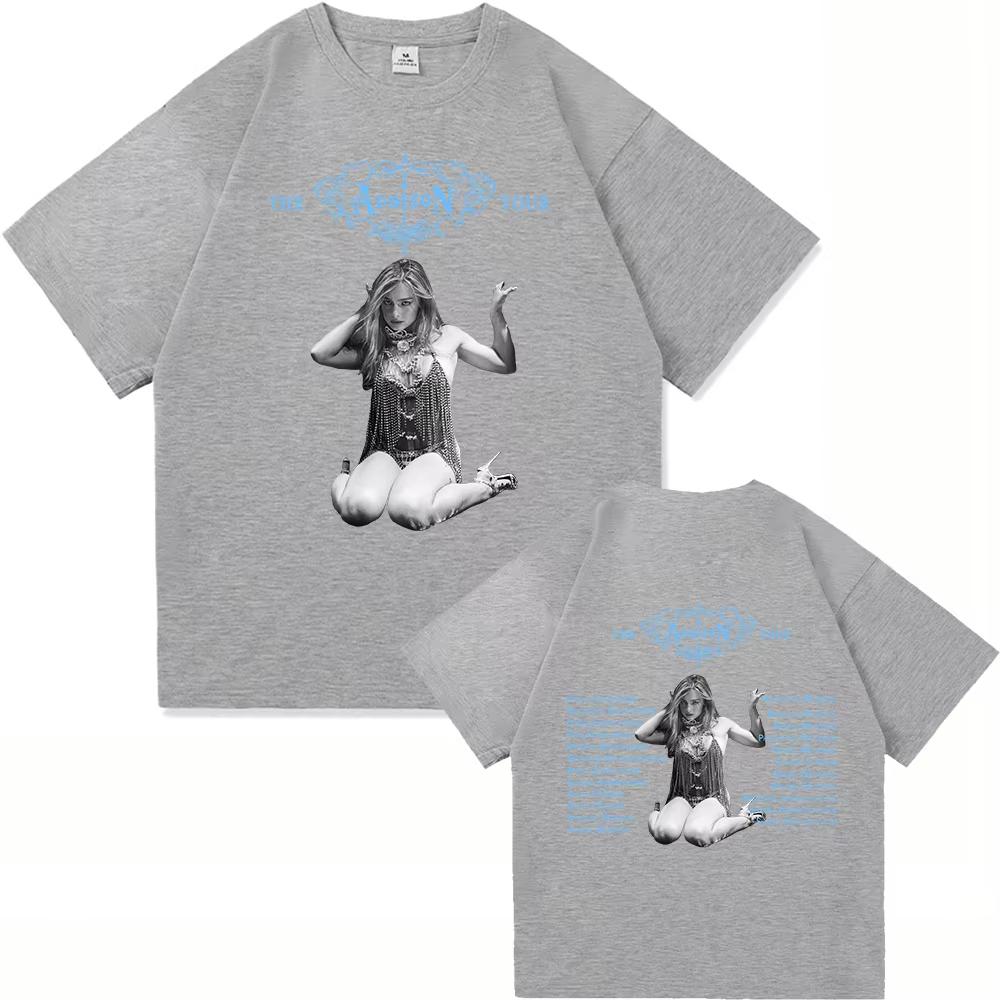 2025 The Addison Tour 2025 TShirt Addison Rae Retro UnisexWomen Clothing Retro Harajuku High Quality Clothes Vintage Cotton TShirt