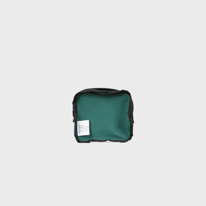 Square Recycled Nylon Pouch [Post Green]