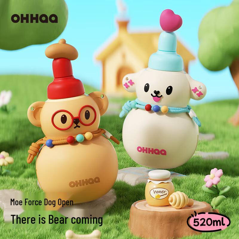 OHHAA Insulated Straw Bottle