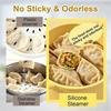Silicone Microwave Steamer for Cooking Vegetable Steamer Microwave Bowls with Lids for Egg Dumpling Heating Food Dishwasher Safe