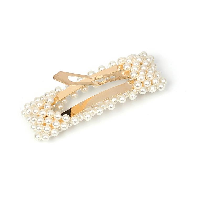 Der gleiche neue Stil Shufan Pearl BB Clip, einfacher Pearl Clip Pony Clip Edge Clip Top Clip