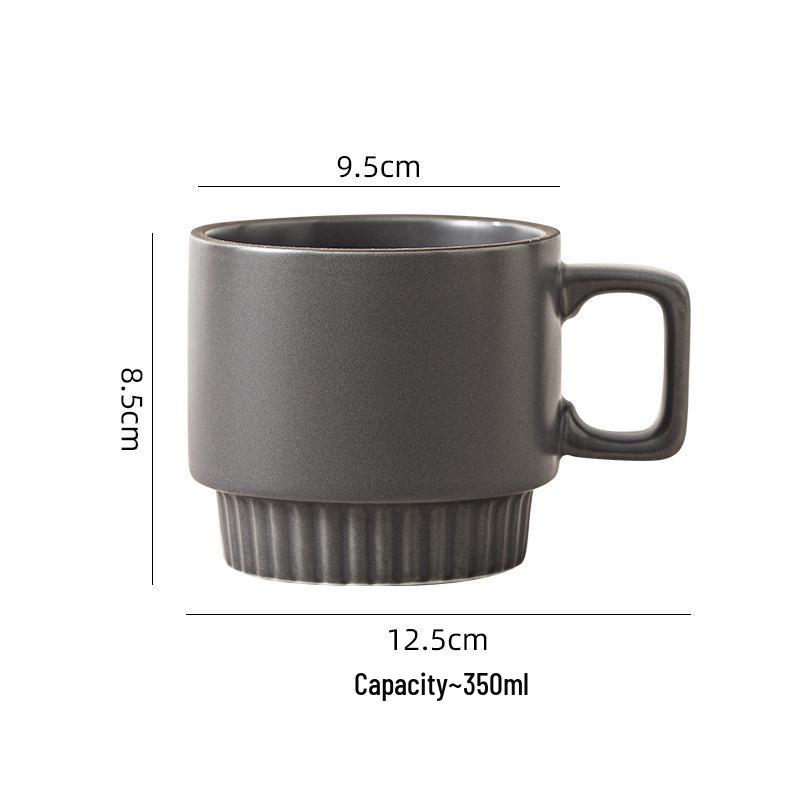 

Elegant European Latte Art Ceramic Cup with Tray - Slightly Flawed Clearance