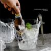 Detachable Handle Ice Bucket Plastic Champagne Bucket New Beer Barrel