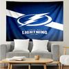 1PC Tampa Lightning Logo Tapestry Accessories Playroom Tapestry, for Bedroom,Livingroom, dormitory Room Wall Decor Fan Birthday Gifts
