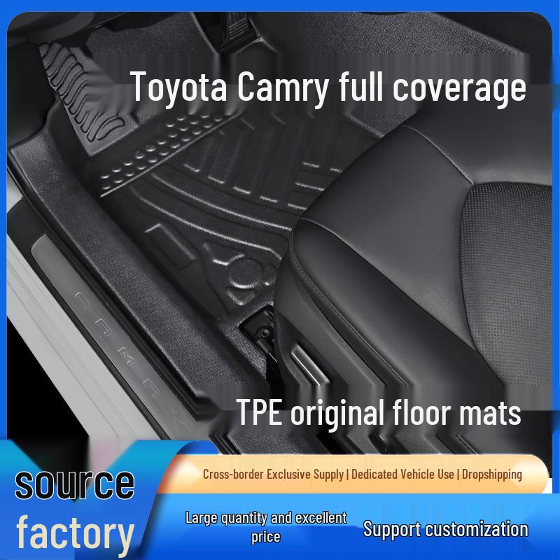 TPE Waterproof Car Floor Mats for Toyota Camry (Generations 7-9, 2012-2026)