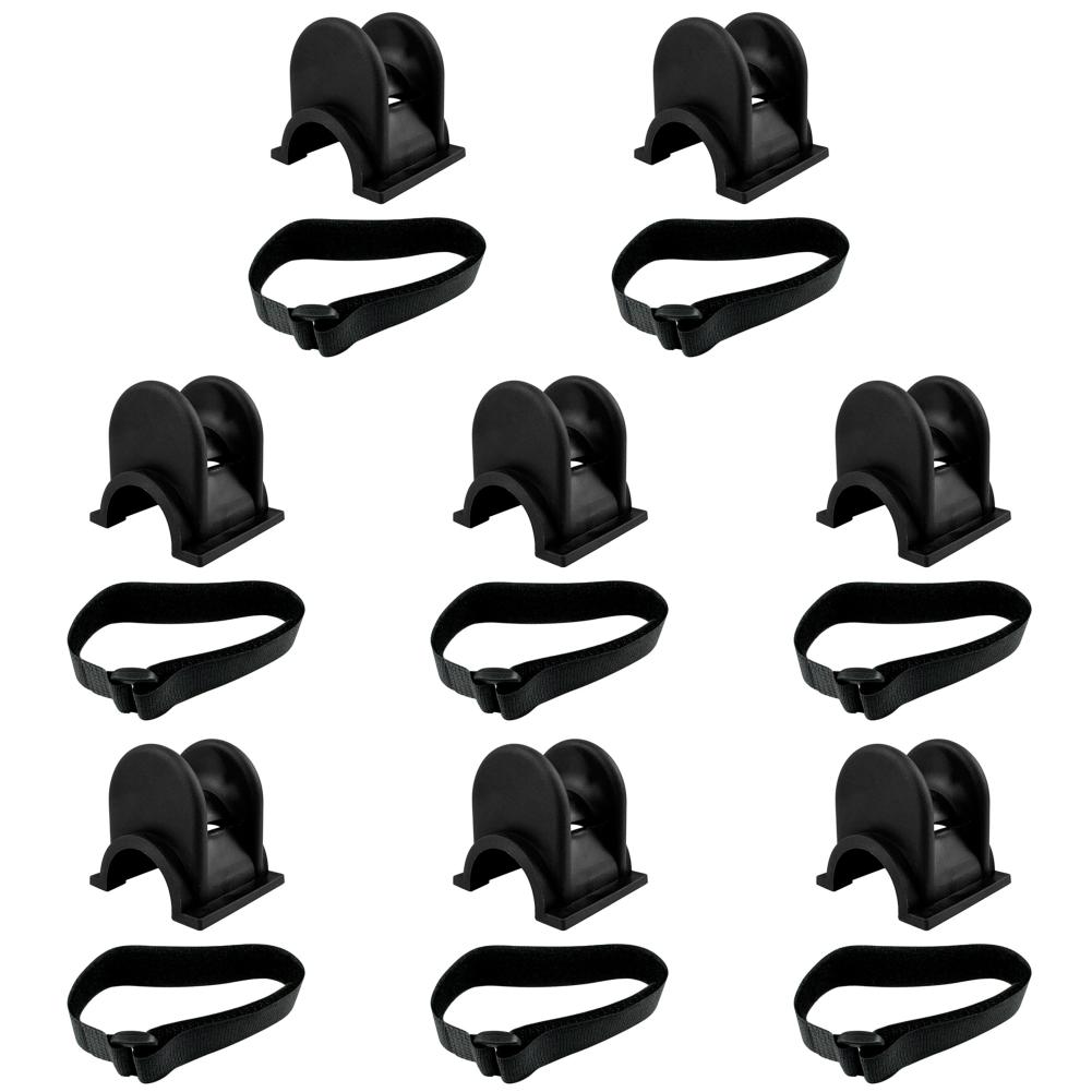 

T0# U-образная подставка для удочки Портативный держатель для рыболовных снастей TPE Аксессуары (Бла