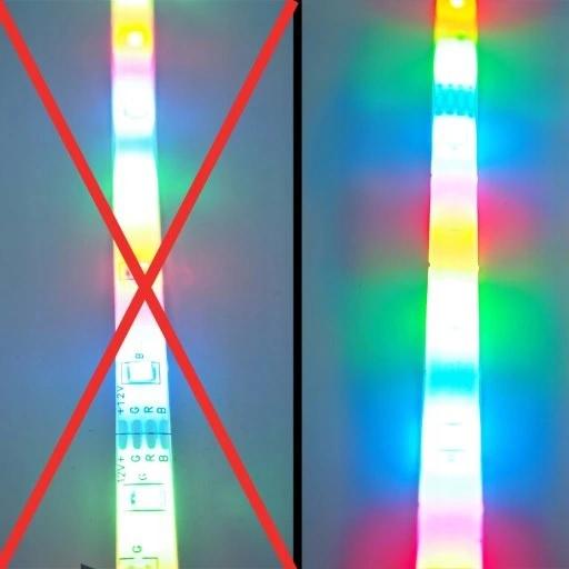 Rgb Led Strip 300 Led Smd Remote Control Power Supply For Living Room Decorative