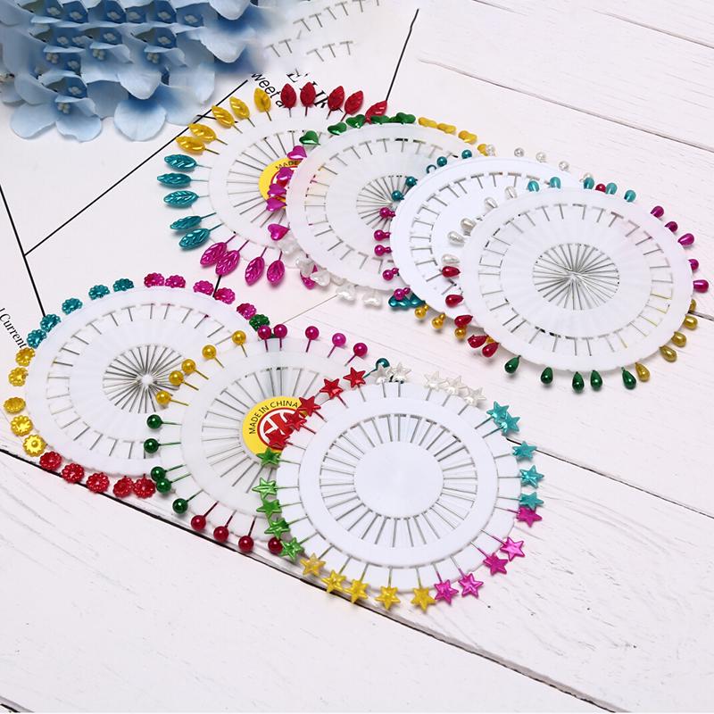 30Pcs/Set Colorful Heart Leaf Star Shawl Hijab Pins Abaya Scarf Brooches Jewelry