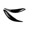 Glossy Black Resin Headlight Eyebrows for Toyota Sienna LE/SE 2011-2020