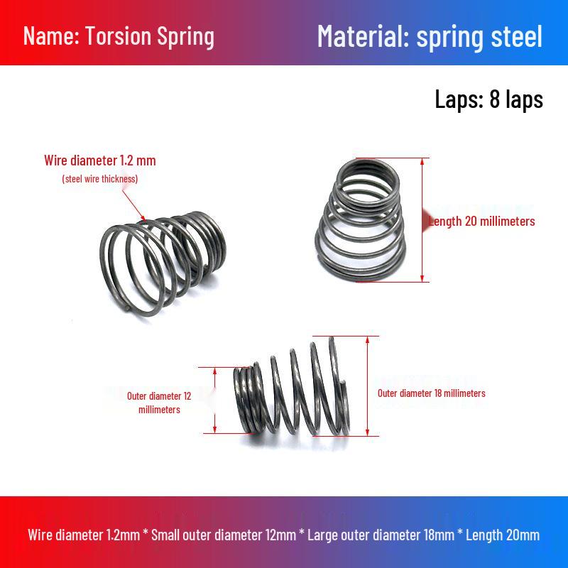 Stainless Steel Pagoda-Shaped Trapezoidal Compression Spring for Battery
