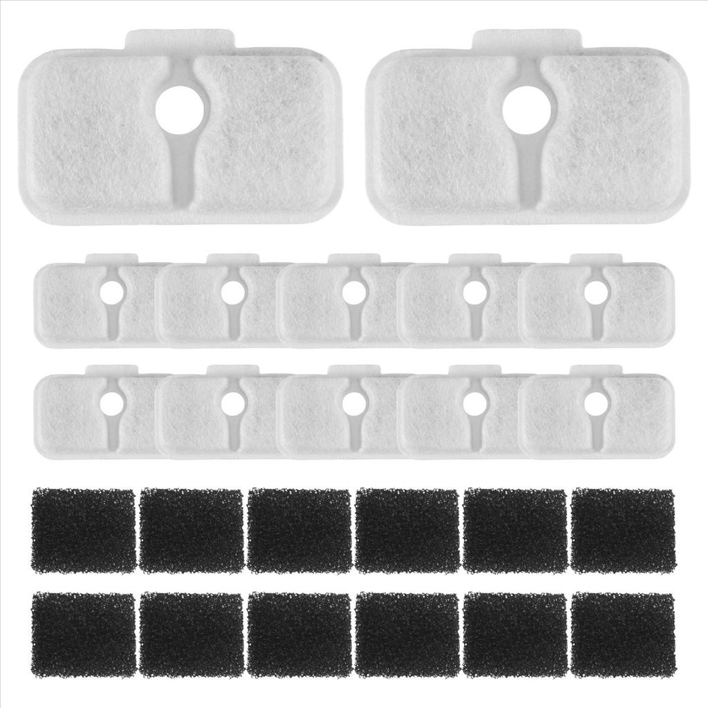 BHBL 12 Pack Replacement Filters for Dockstream Wireless Cat Water Fountain PLWF005/PLWF115/WF105, Pet Fountain Filters