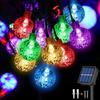 50 LED Solar Garland 7 M Multicolor – 8 Modes, Replaceable 800 mAh Battery, IP44, 8–10 H