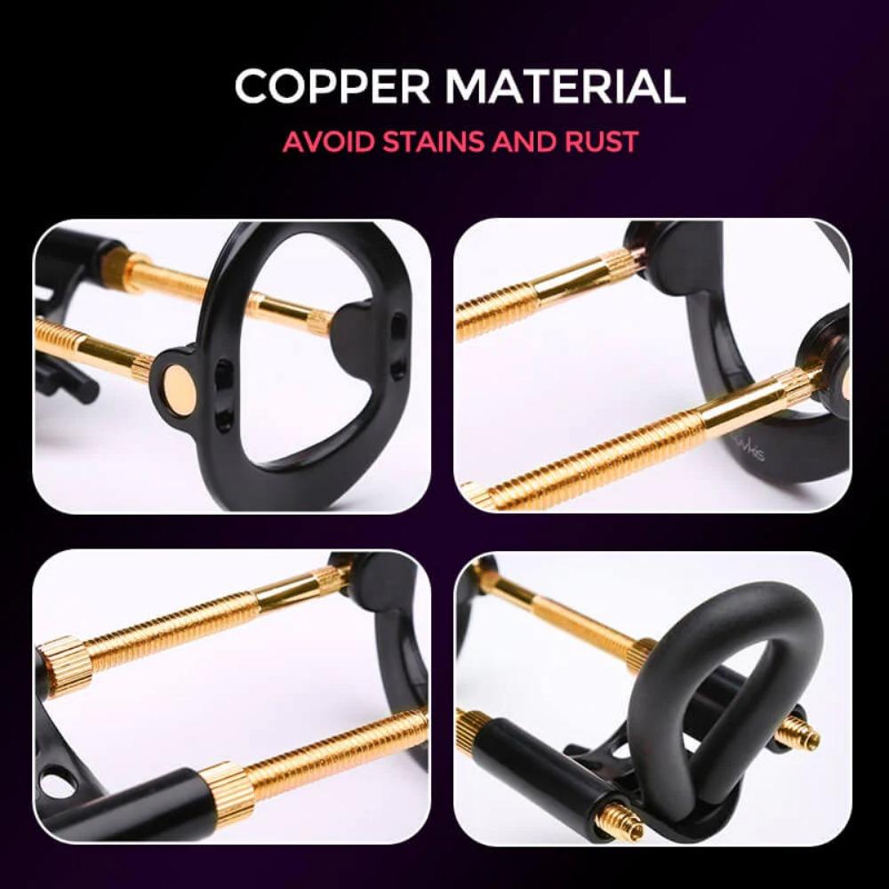 Portable Penis Enlargement Stretch Clamp Extender Stretching Exerciser Cock Growth Device