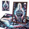 Full Round Diamond Painting Middle Finger Art Rhinestone Picture Mosaic DIY 5D Cross Stitch Embroidery Home Decoration