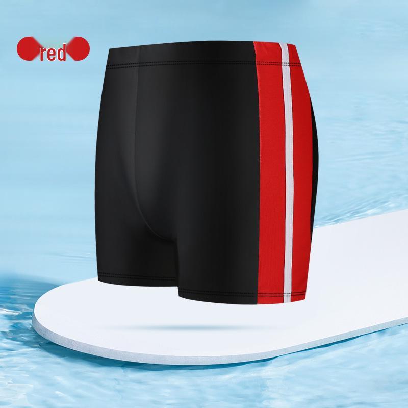 Men's Slimming Square Leg Swim Trunks - Anti-Embarrassment, Fashionable Swimwear for Summer Beach Vacations