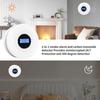 2 in 1 Carbon Monoxide Detector Portable CO Monitor Air Quality Monitor Smoke Alarm  Garage
