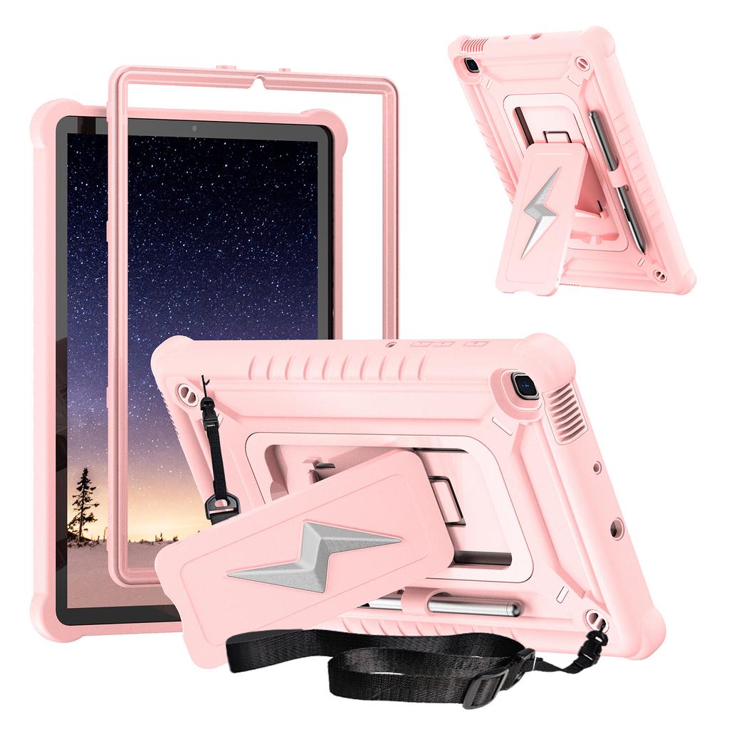 Etui na tablet dla Samsung Galaxy Tab S6 Lite (2024) P620 P625/(2022) P613 P619/(2020) P610 Pokrowiec PC+Silikon ze Smyczą