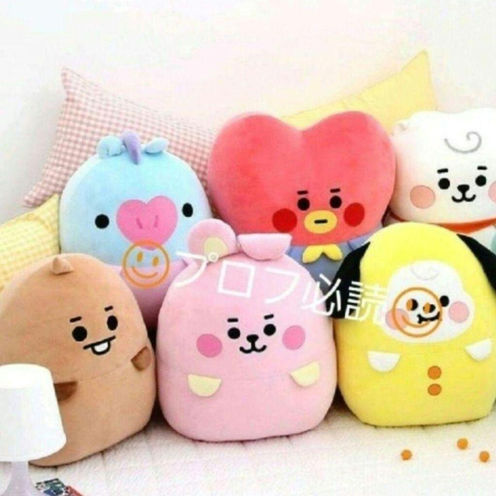 [USED] Official Big Size Korea Exclusive BT21 Tata BTS Cushion