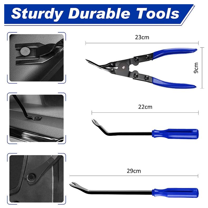 19-Piece Car Audio Removal Tool Kit & Pry Bar Set