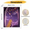 Disney Oil Painting Art Painting Set Rapunzel Lanterns Wall Decor Handmade Gift