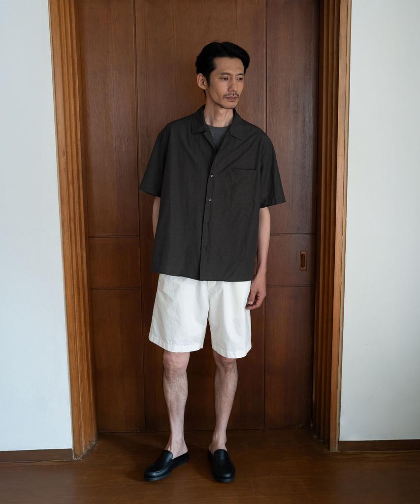 BLANKROOM Lead Half Shirt_Brown