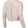 Nike Felpa da Donna Girocollo Manica Lunga Corta Design con Zip Posteriore Rally Aereo Lettera Rosso Melograno AV6228-838