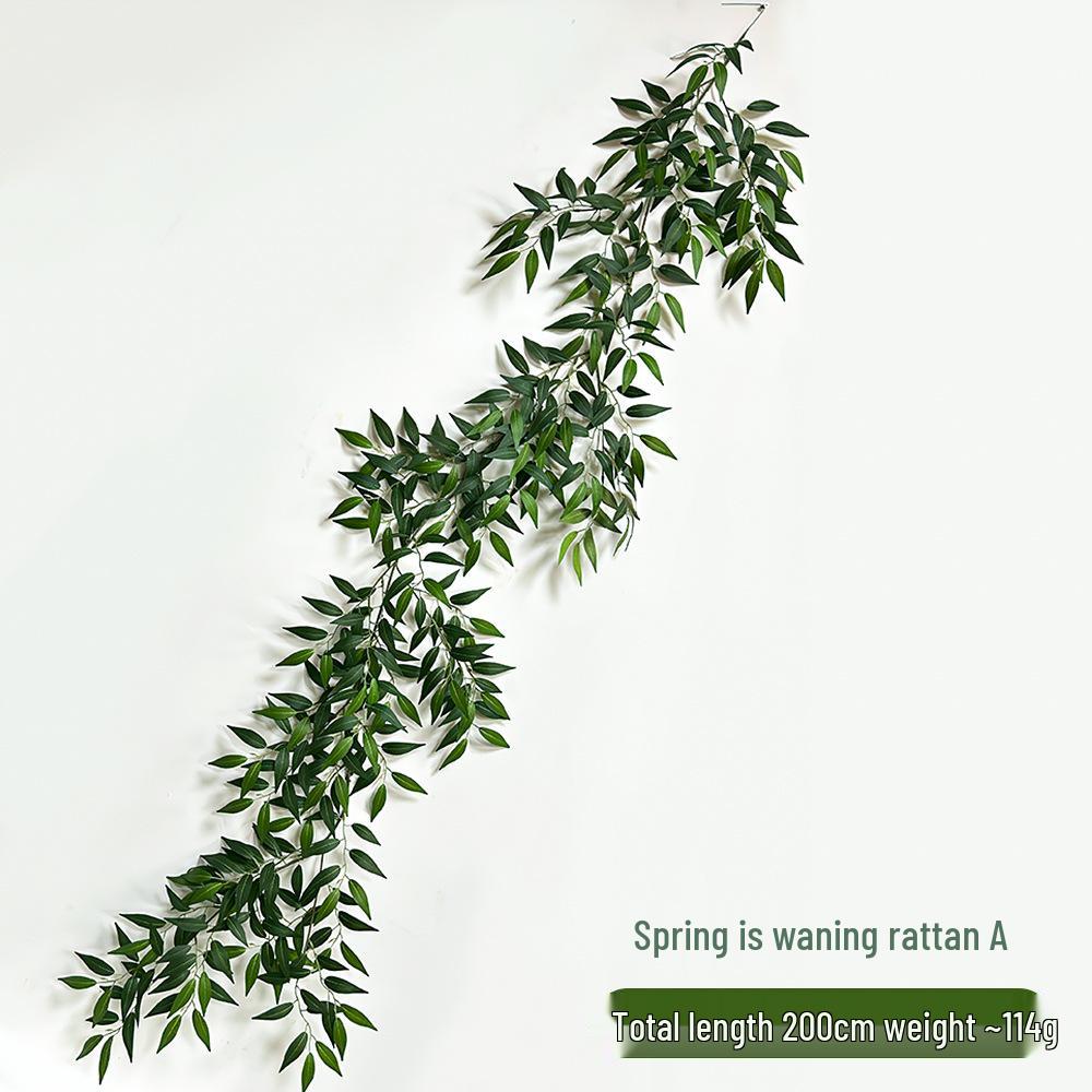 

Искусственная ивовая лоза Свадебный декор - Плетение с зелеными листьями