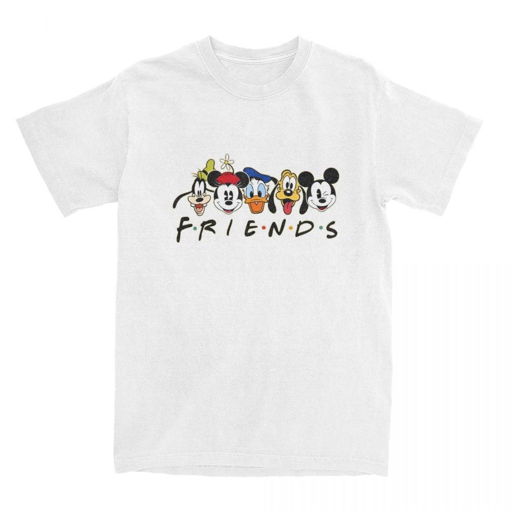 Streetwear T-Shirt Minnie Mickey Mouse Cotton T-Shirts Novelty Tshirt for Adult Child Summer Y2K Fun Pattern Short Sleeve Tops