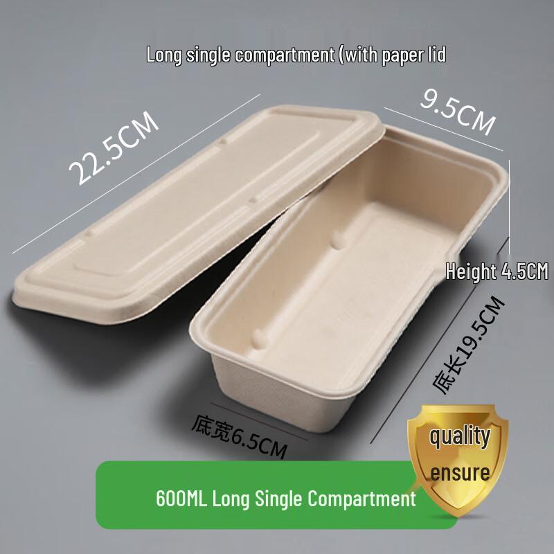 Eco-Friendly Disposable Pulp Meal Boxes