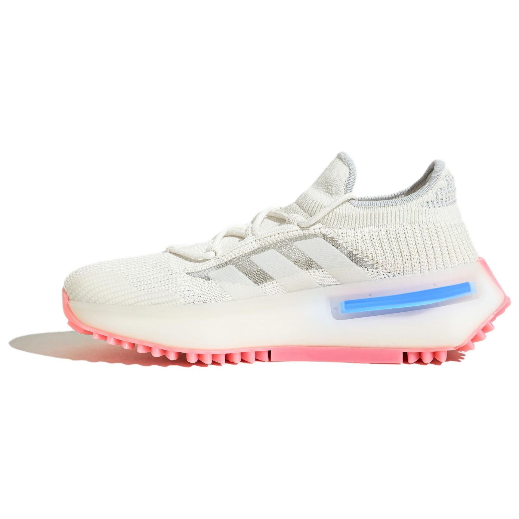 

Adidas Originals NMD S1 Fabric Comfortable Simple Versatile Durable Lightweight Low-Top Lifestyle Casual Shoes Unisex Sneakers Beige HQ4436 38