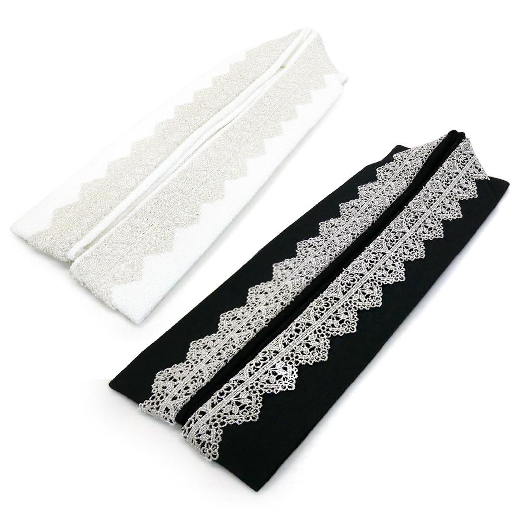 [Kyoto Usagido] Pure Silk Layered Collar, Glitter Finish, Made in Japan, Purple e-046, for Visiting Kimono, Furisode, Komon, and other Japanese