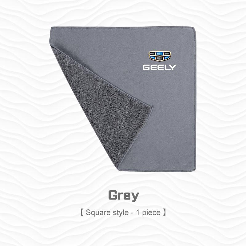 Suede Microfiber Car Wash Towel Clean Rag For Geely Geometry C Coolray GX3 Panda Emgrand X6 X7 EC7 Interior Cleaning Brush Tools