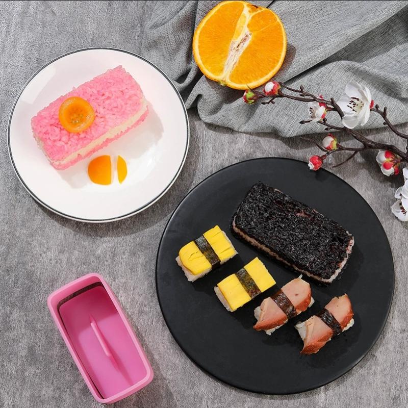 Triangles Sushi Mold Onion Rice Ball Food Press Japanese Bento Kitchen Gadget Set Onigiri Maker Frame Kit Tools Gadgets Dining