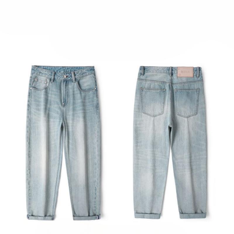 Harem Jeans Men's Spring Cotton Elastic Harem Trousers Men's Loose Spring American Big Cow Casual Pants Men's Spring