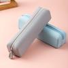 Large Capacity Pen Bag with Zipper Cosmetics Storage Bag Portable Pencil Case  Stationery