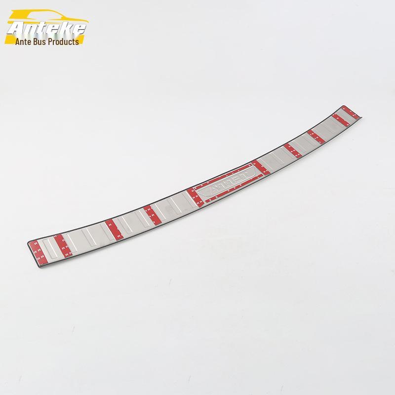 Tuda Rear Guard Plate: Stainless Steel Trunk Protector for 2018 Models