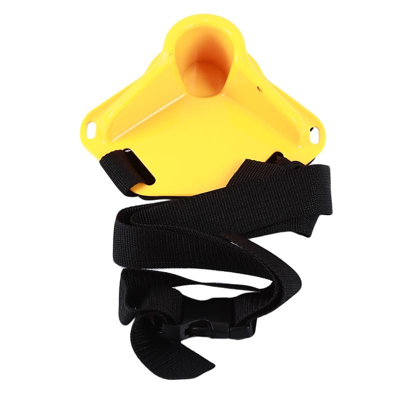 

Прочный рыболовный пояс для борьбы Качественный держатель для удилища Регулируемый пояс на талию Держатель для удилища Аксессуары для рыбалки с лодки Рыболовные снасти жёлтый