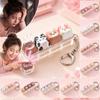 Keyboard Stress Relief Clicker Mechanical Creative Dog Keychain Children Adults