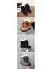Women's 2025 Winter Snow Boots: Velvet-Lined, Thick Warm Cotton, Leather & Fur, Non-Slip Thick Sole, Fashionable Short Design.