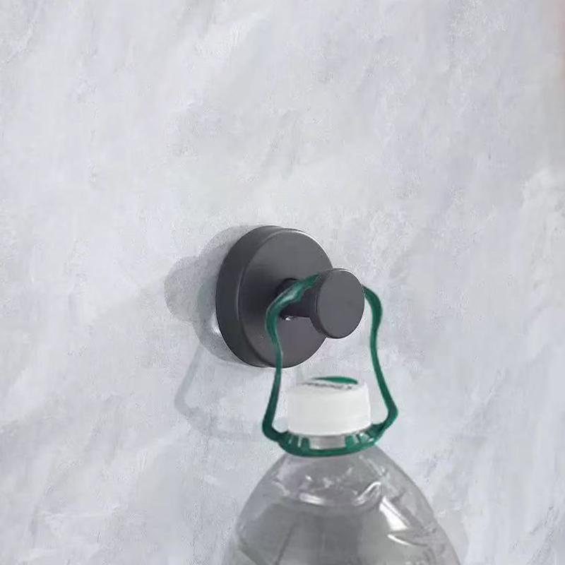 1Pc Stainless Steel Suction Cup Hooks For Shower Bathroom Hanging Towels Robe Loofah Hook For Glass Shower Doors Tile Mirrors