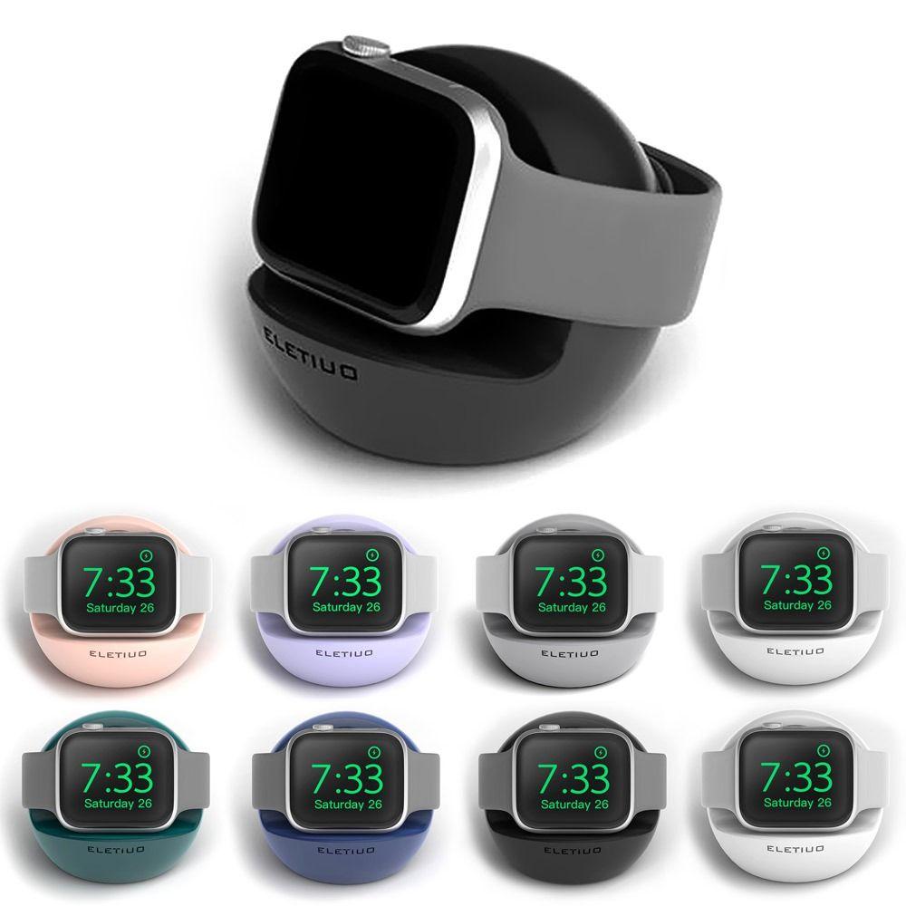 

Soft Silicone For iWatch Charging Bracket Charger Stand Charging Cradle Watch Holder чорний