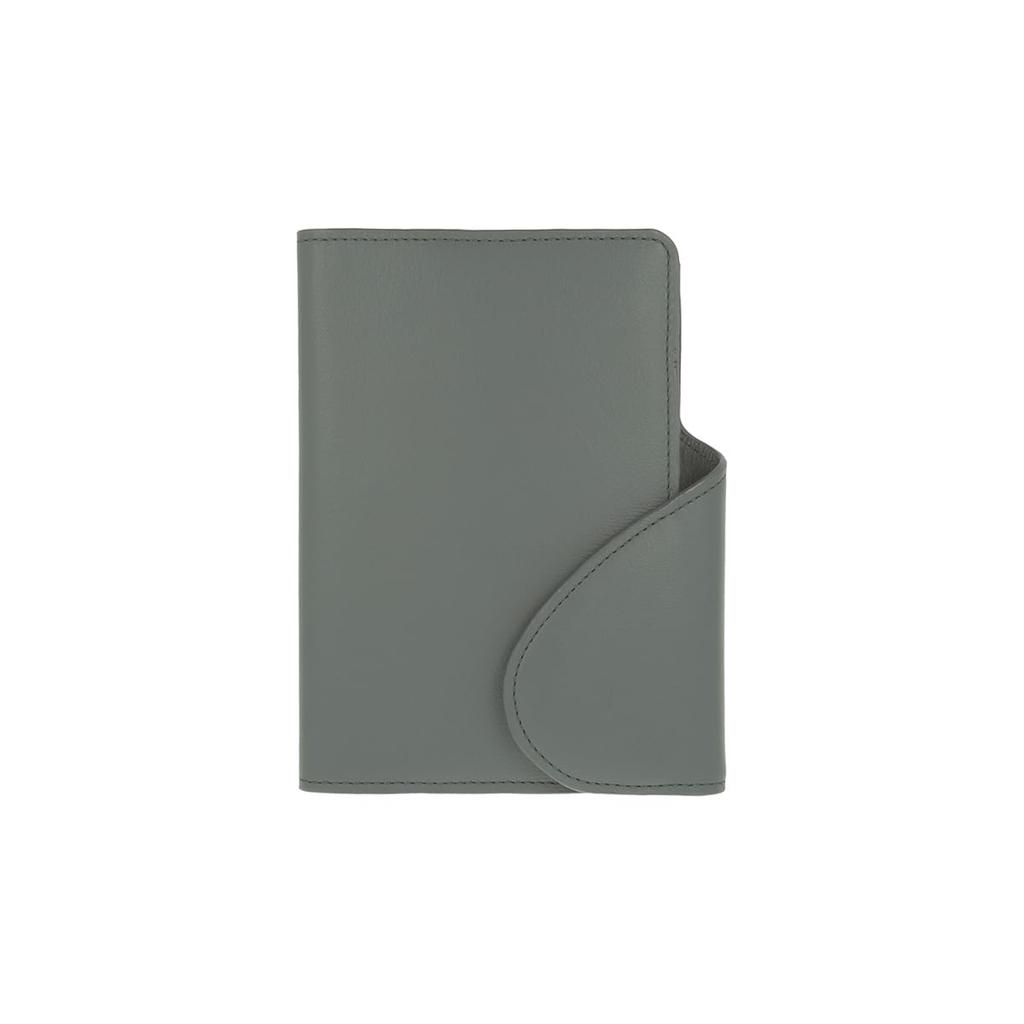 Delfonics Leather Flap Diary Cover, A6 (Dark Gray)