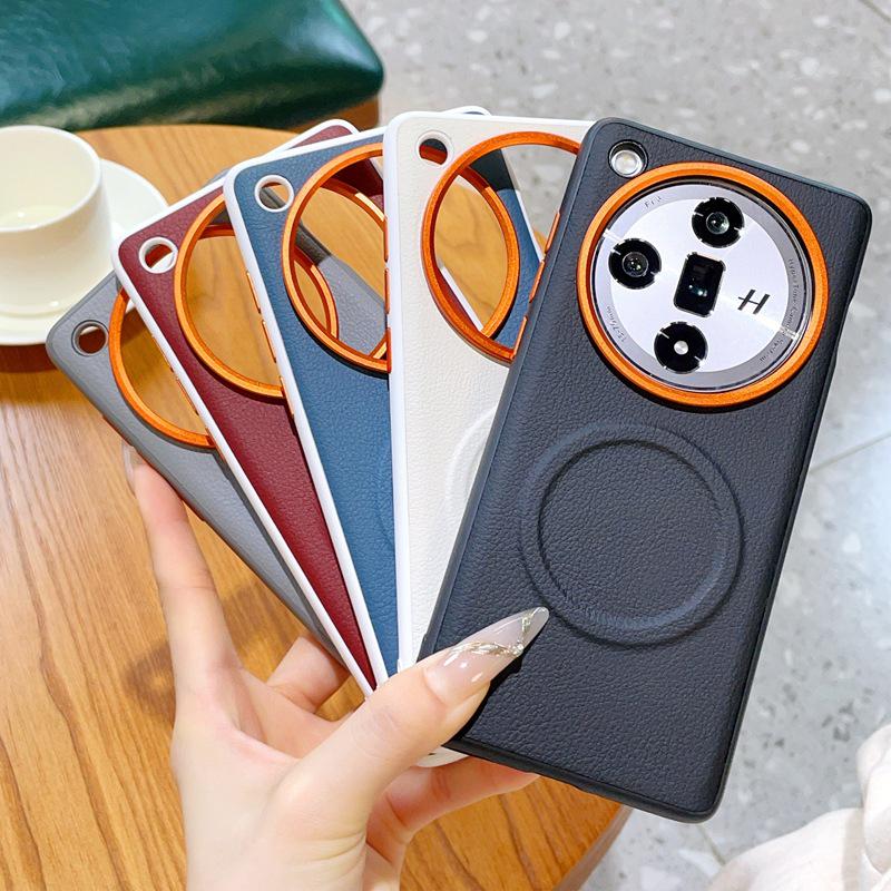 Elegant Leather Case for OPPO Find X9 Ultra/X8 Pro - Simple, Fashionable, Magnetic, Soft