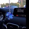 Trblietavé K9 Krištáľové Sklo Krištáľové Auto Závesné Dúhové Suncatcher Krásna Balkónová Záhradná Závesná Ozdoba A19