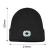 Can be equipped with Wireless Bluetooth music knitted hat new outdoorledlighting rechargeable detachable luminous sleeve cap