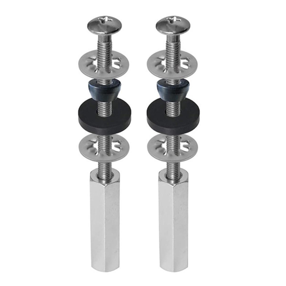 

Комплект для замены винтов для сиденья унитаза из нержавеющей стали Yousheng, прочные болты с гайками и шайбами, универсальные болты для унитаза 1 Set