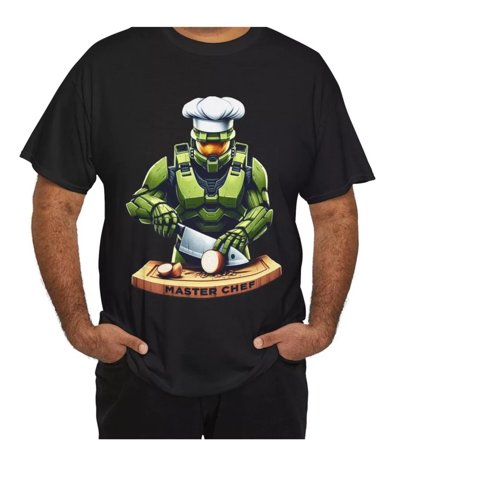 Master Chef Cooking Unisex Tee, Gamer Shirt Cooking Fun Tee, Gamer Tshirt XL
