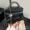 Premium mini bag women's 2025 new spring and summer niche diamond chain single shoulder messenger bag portable bucket bag